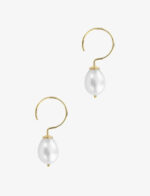 Pearl Hoop Earrings