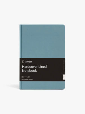 Stone Blue Hardcover Notebook