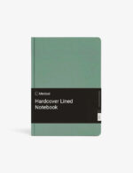 Green Hardcover Lined Notebook