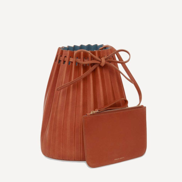 Pleated Bucket Bag